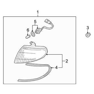 Mazda OE - Front Lamps - Park Lamps