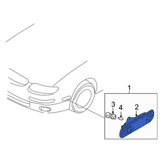 Mazda OE - Front Left Side Marker Light