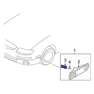 Mazda OE - Front Side Marker Light Socket
