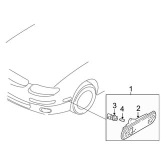 Mazda OE - Front Lamps - Side Marker Lamps