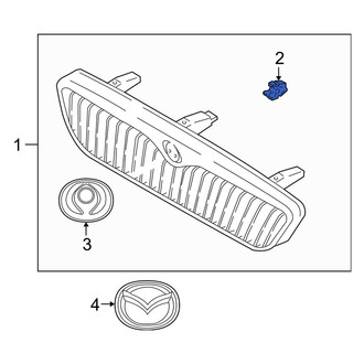 Mazda OE - Grille Retainer