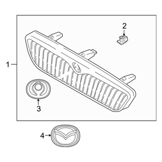 Mazda OE - Grille & Components