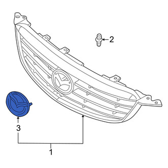 Mazda OE - Front Grille Emblem
