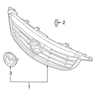Mazda OE - Grille & Components
