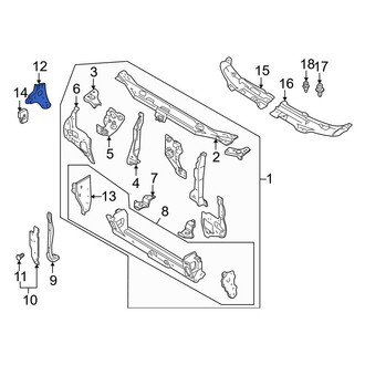 Mazda OE - Front Left Tie Down Hook