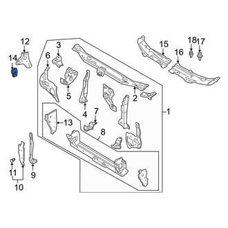 Mazda OE - Tie Down Hook Cap