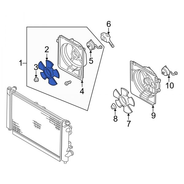 Engine Cooling Fan Blade