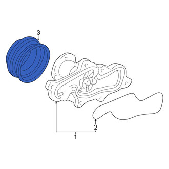 Mazda OE - Engine Water Pump Pulley