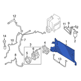 Mazda OE - A/C Condenser