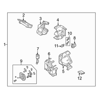 Mazda OE - Air Conditioner & Heater - Heater Components