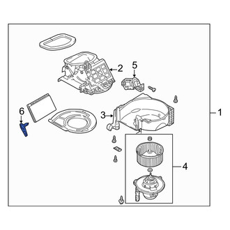 Mazda OE - HVAC Mode Door Lever Link