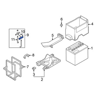 Mazda OE - Battery Hold Down
