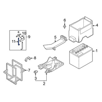 Mazda OE - Battery Hold Down Stud