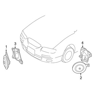 Mazda OE - Electrical - Horn