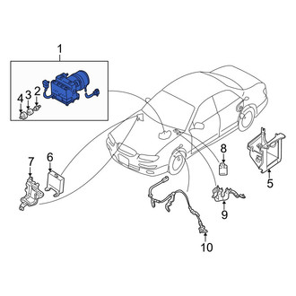 Mazda OE - ABS Pump and Motor Assembly
