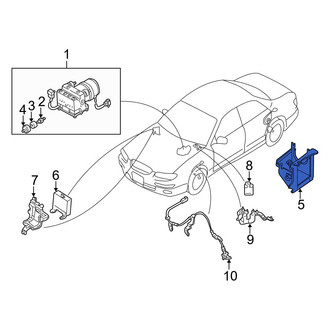 Mazda OE - ABS Hydraulic Pump Bracket