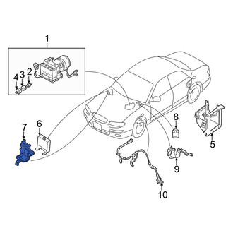 Mazda OE - ABS Control Module Bracket
