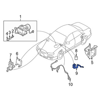 Mazda OE - ABS Hydraulic Pump Bracket