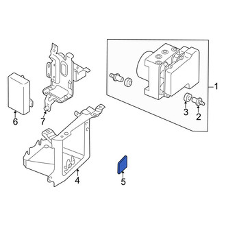 Mazda OE - ABS Pump and Motor Assembly Insulator
