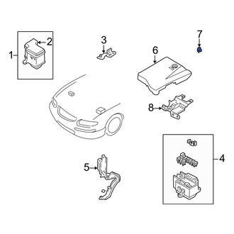 Mazda OE - Fuse Box Cover Clip