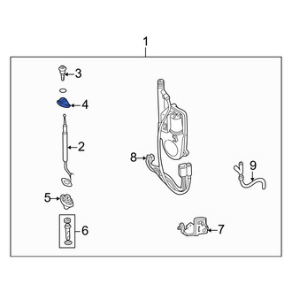 Mazda OE - Radio Antenna Mast Nut