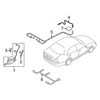 Mazda OE - Front Antenna Cable