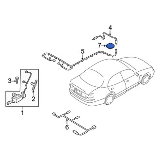 Mazda OE - Radio Antenna Cable Insulator
