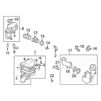 Mazda OE - Engine / Transaxle - Air Intake (2.3L)