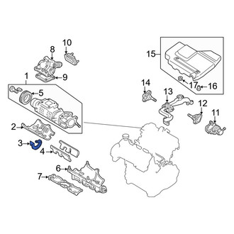 Mazda OE - Intercooler Insulator