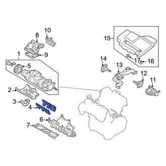 Mazda OE - Lower Intercooler Insulator