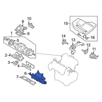 Mazda OE - Lower Supercharger Bracket