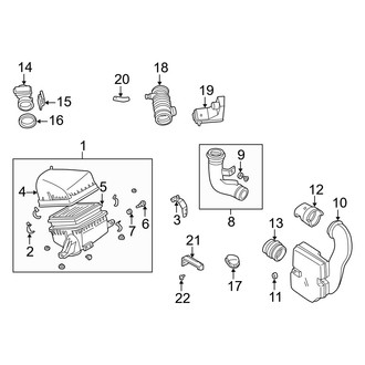Mazda OE - Engine / Transaxle - Air Intake (2.5L)