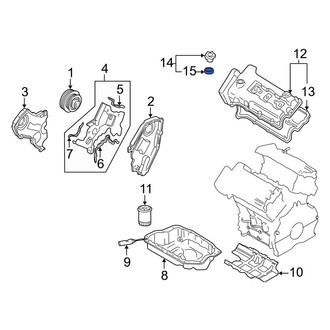Mazda OE - Engine Oil Filler Cap O-Ring