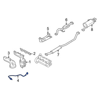 Mazda OE - Front Left Oxygen Sensor