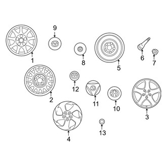 Mazda OE - Wheels (2.5L)