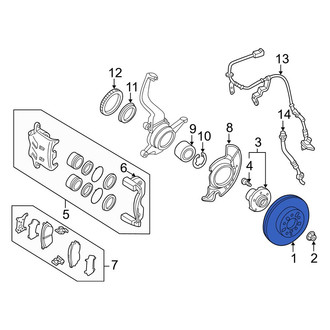 Mazda OE - Front Disc Brake Rotor