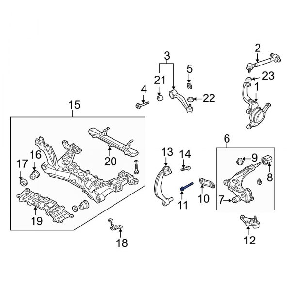 Suspension Control Arm Bolt