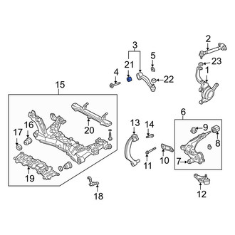 Mazda OE - Front Center Suspension Control Arm Bushing