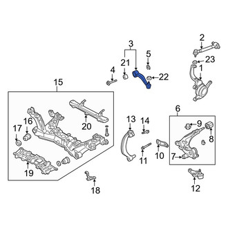 Mazda OE - Front Center Left Suspension Control Arm