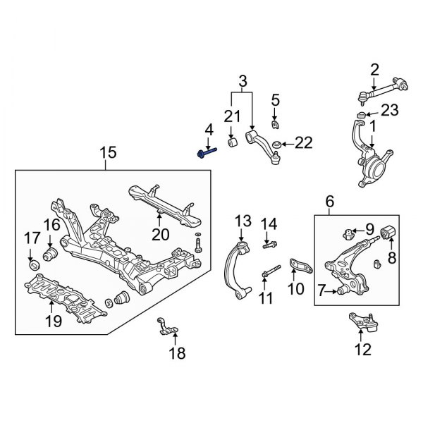 Suspension Control Arm Bolt