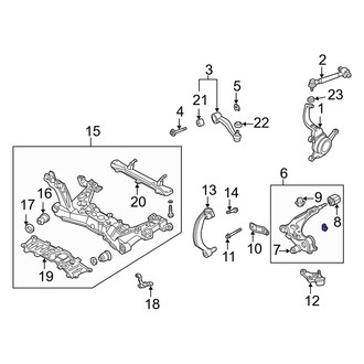 Mazda OE - Front Right Lower Suspension Control Arm