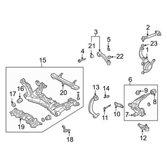 Mazda OE - Front Suspension - Suspension Components (2.5L)