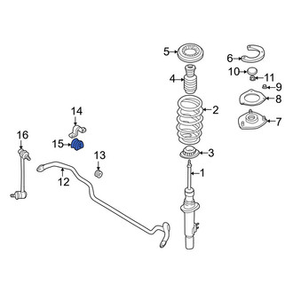 Mazda OE - Front Suspension Stabilizer Bar Bushing
