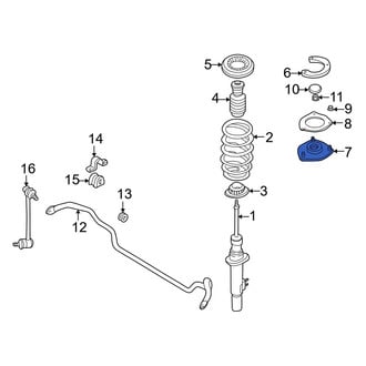 Mazda OE - Front Suspension Strut Mount