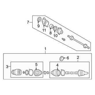 Mazda OE - Front Suspension - Drive Axles