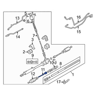 Mazda OE - Inner Steering Tie Rod End