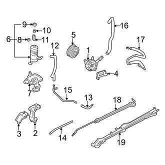 Mazda OE - Steering Gear & Linkage - Pump & Hoses