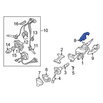 Mazda OE - Upper Steering Column Cover