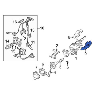 Mazda OE - Lower Steering Column Cover