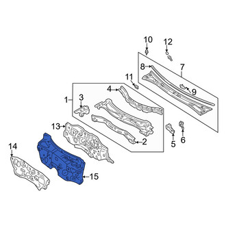Mazda OE - Rear Engine Compartment Insulation